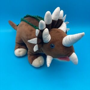 Fiesta Vernon Triceratops Dinosaur Plush 16" Walk Your Petz
